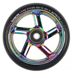 Колесо для трюкового самокату Ethic Acteon 110mm Pro Scooter Wheel (Rainbow)