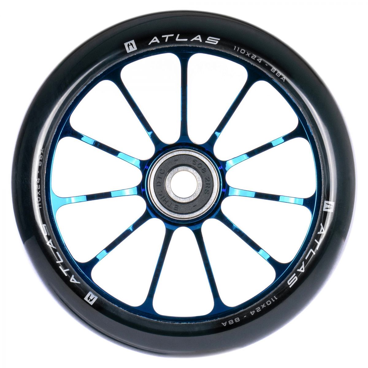 Колесо для трюкового самоката Ethic Atlas 110mm (Chrome Blue)