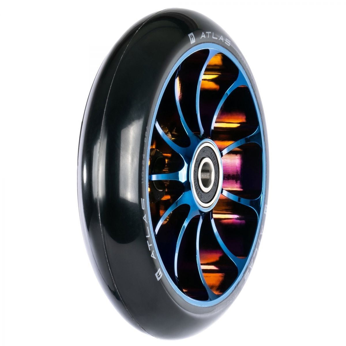 Колесо для трюкового самоката Ethic Atlas 110mm (Chrome Blue)