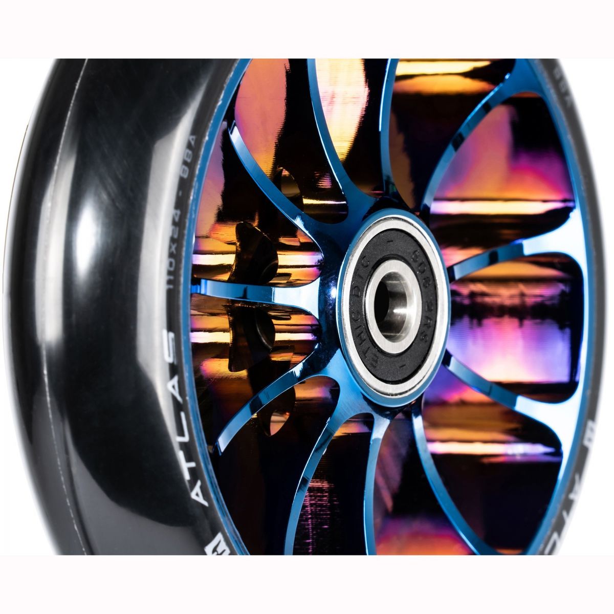 Колесо для трюкового самоката Ethic Atlas 110mm (Chrome Blue)