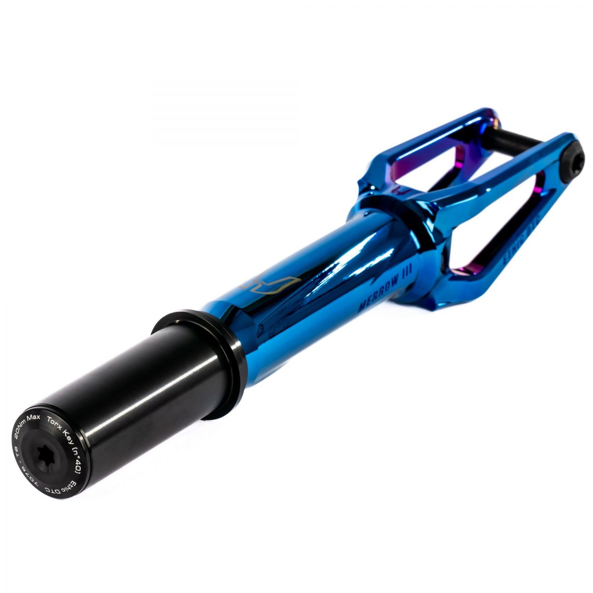 Вилка Ethic Merrow V3 IHC Pro Scooter Fork (Blue chrome)
