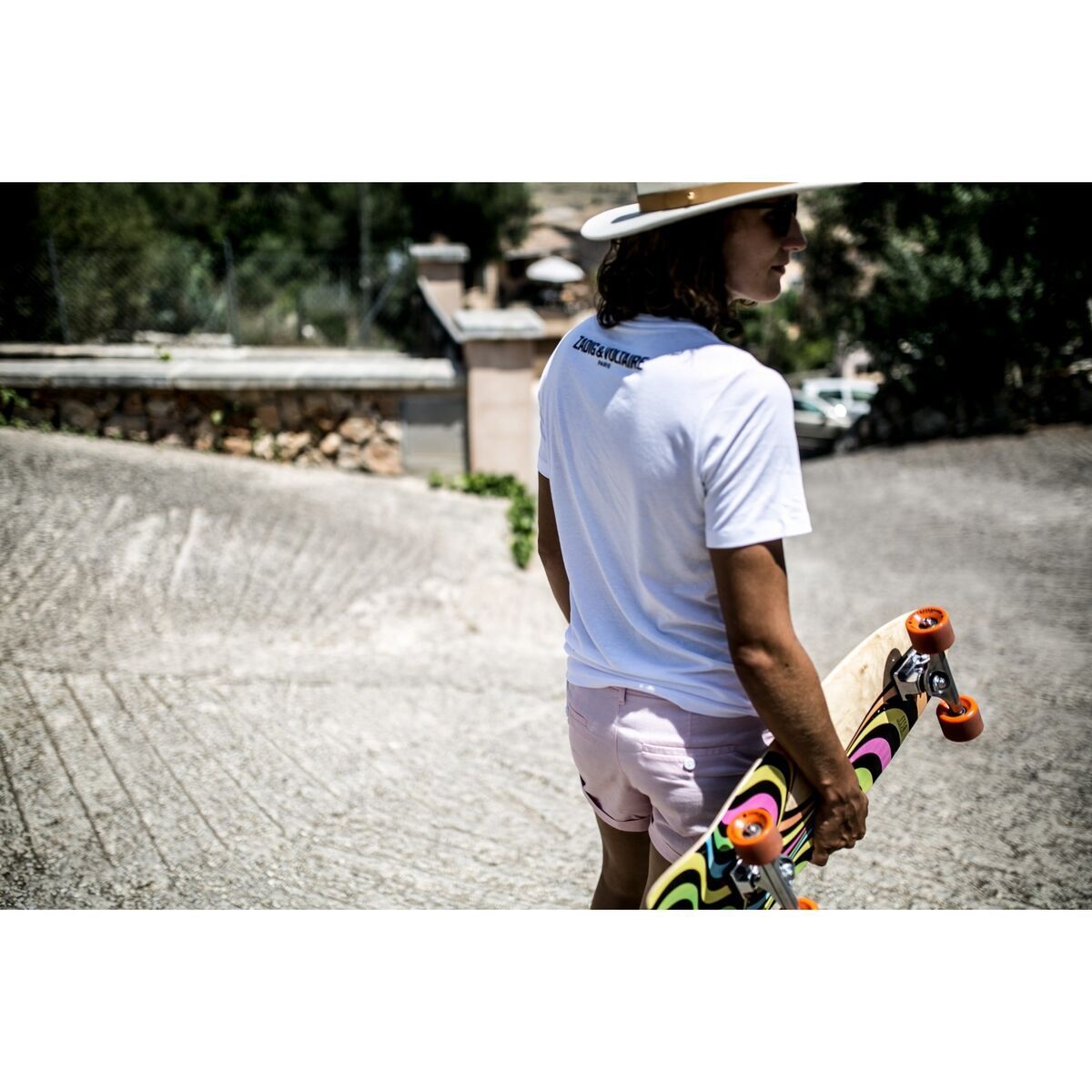 Скейтборд Fish Skateboards Cruiser Neo 26" (оранжевый)