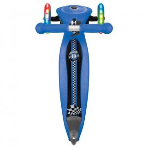 Самокат Globber My Free Primo Foldable Lights (Navy Blue - Racing)