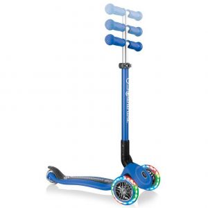 Самокат Globber My Free Primo Foldable Lights (Navy Blue - Racing)