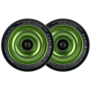 Колесо для трюкового самоката Explore 100 mm Full Core (Green)