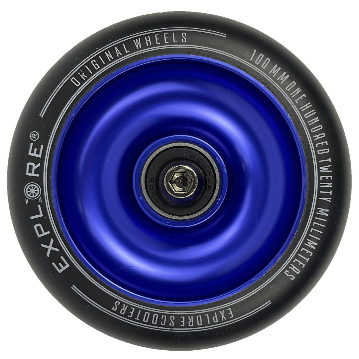 Колесо для трюкового самокату Explore 100 mm Full Core (Blue)