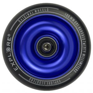 Колесо для трюкового самокату Explore 100 mm Full Core (Blue)