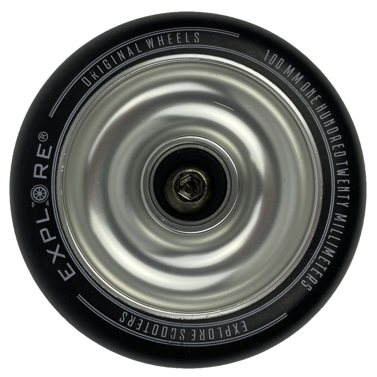 Колесо для трюкового самокату Explore 100 mm Full Core (Silver)