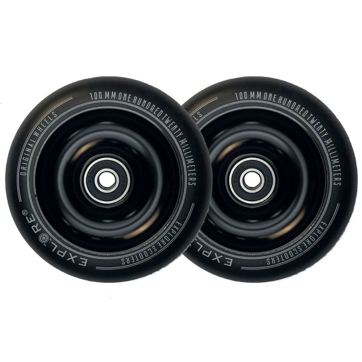 Колесо для трюкового самокату Explore 100 mm Full Core (Black)