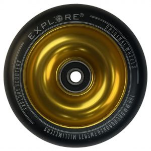 Колесо для трюкового самокату Explore 100 mm Full Core (Gold)