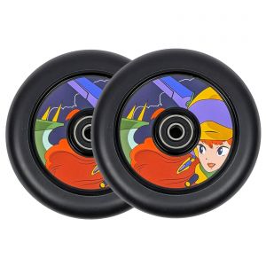 Колесо AXEL Cyber Art hollow 110 mm wheel Girl (Black)