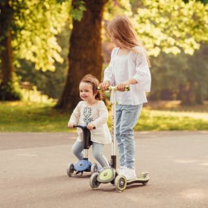 Самокат-велобіг Globber GO-Up Sporty Lights 4in1 (Lime Green)