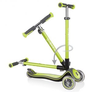 Самокат Globber Fold Up Light wheels Elite Deluxe (зеленый)