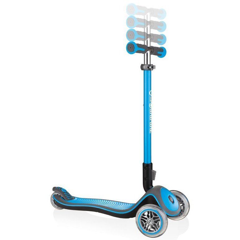 Самокат Globber Fold Up Elite Deluxe (блакитний)