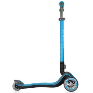 Самокат Globber Fold Up Elite Deluxe (голубой)