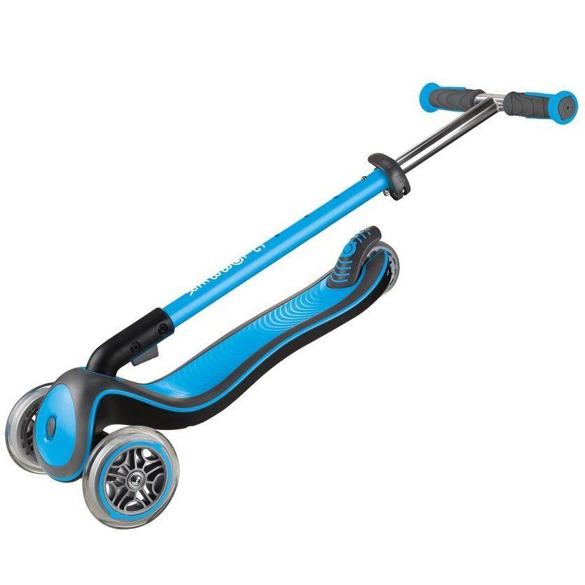 Самокат Globber Fold Up Elite Deluxe (блакитний)