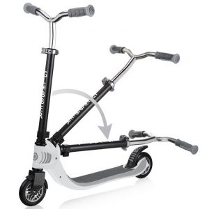 Самокат Globber Flow Foldable 125 (біло-чорний)