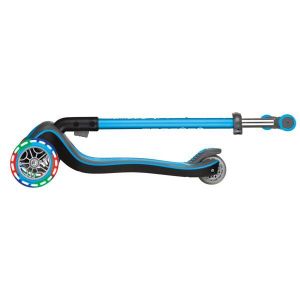 Самокат Globber Fold Up Light wheels Elite Deluxe (голубой)