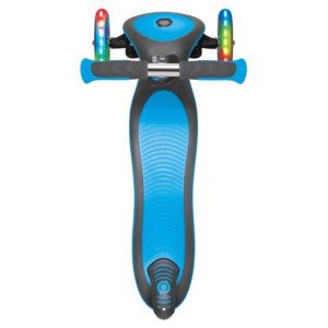 Самокат Globber Fold Up Light wheels Elite Deluxe (голубой)