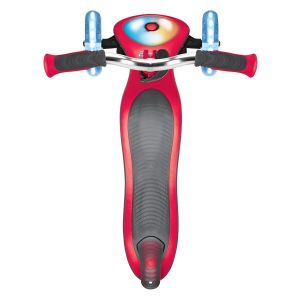 Самокат Globber My Free Fold Up Lights Elite Prime (красный)