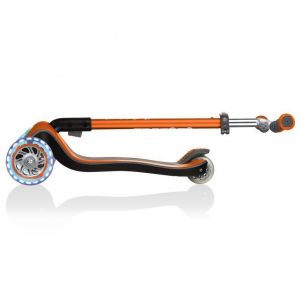 Самокат Globber My Free Fold Up Lights Elite Prime (оранжевый)