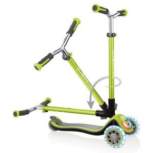 Самокат Globber My Free Fold Up Lights Elite Prime (зелений)
