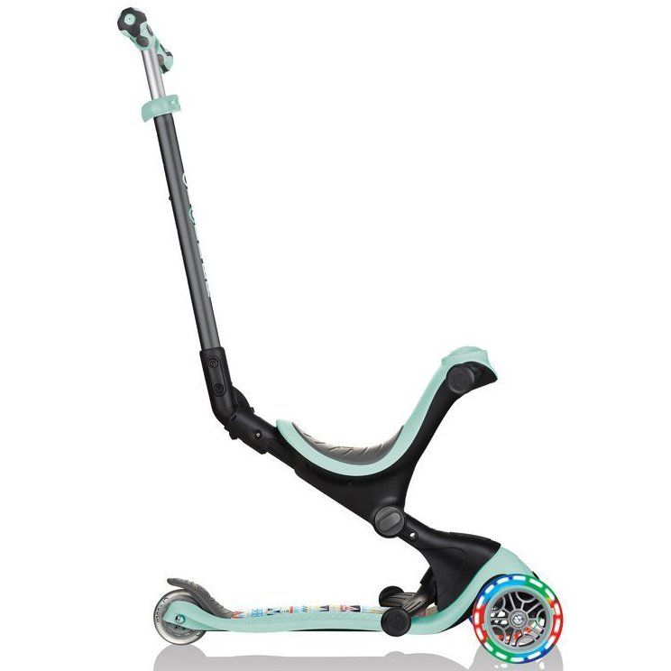 Біговел-самокат Globber GO-UP Deluxe Lights 5in1 (Mint - Tribal)