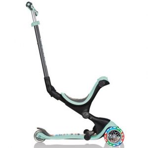 Беговел-самокат Globber GO-UP Deluxe Lights 5in1 (Mint - Tribal)