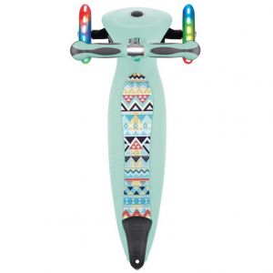 Беговел-самокат Globber GO-UP Deluxe Lights 5in1 (Mint - Tribal)
