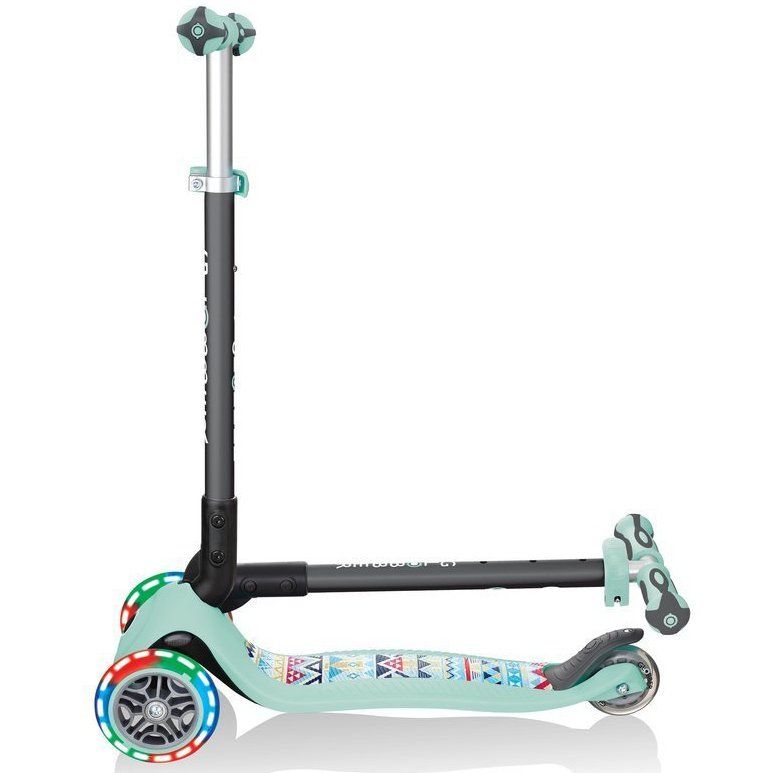 Біговел-самокат Globber GO-UP Deluxe Lights 5in1 (Mint - Tribal)