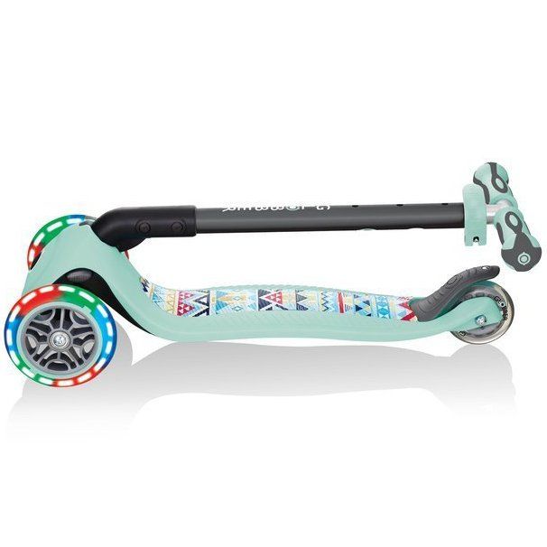 Біговел-самокат Globber GO-UP Deluxe Lights 5in1 (Mint - Tribal)
