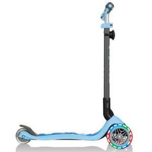 Біговел-самокат Globber GO-UP Deluxe Lights 5in1 (Pastel Blue - Flowers)