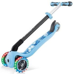 Біговел-самокат Globber GO-UP Deluxe Lights 5in1 (Pastel Blue - Flowers)