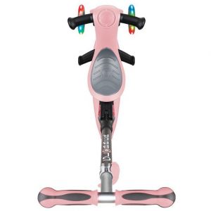 Біговел-самокат Globber GO-UP Deluxe Lights 5in1 (Pastel Pink - Flowers)