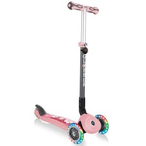 Біговел-самокат Globber GO-UP Deluxe Lights 5in1 (Pastel Pink - Flowers)