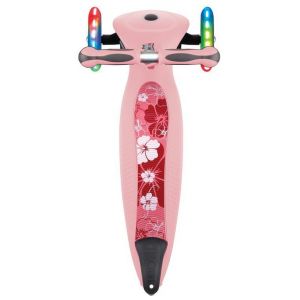 Біговел-самокат Globber GO-UP Deluxe Lights 5in1 (Pastel Pink - Flowers)