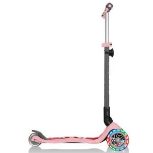 Біговел-самокат Globber GO-UP Deluxe Lights 5in1 (Pastel Pink - Flowers)