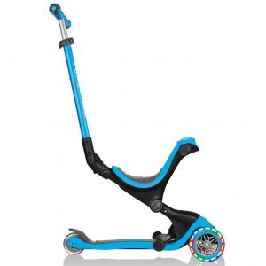 Самокат-велобег Globber GO-UP Deluxe Lights 5in1 (Sky Blue)