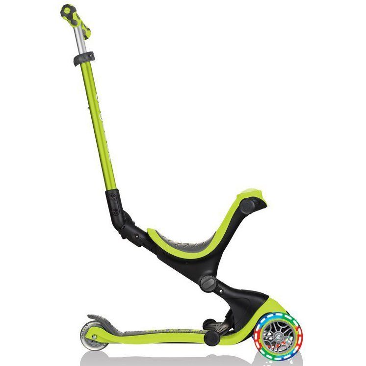Самокат-велобіг Globber GO-UP Deluxe Lights 5in1 (Lime Green)