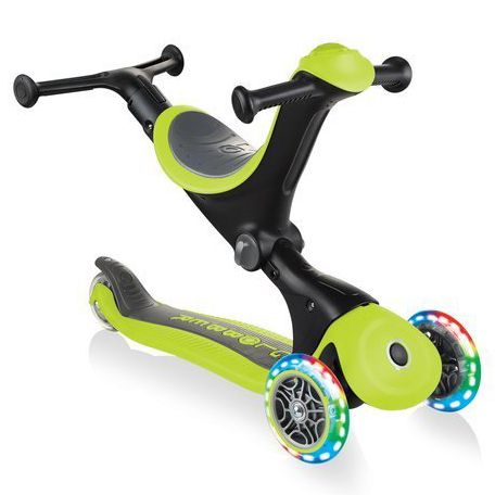 Самокат-велобіг Globber GO-UP Deluxe Lights 5in1 (Lime Green)