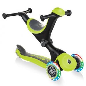 Самокат-велобіг Globber GO-UP Deluxe Lights 5in1 (Lime Green)