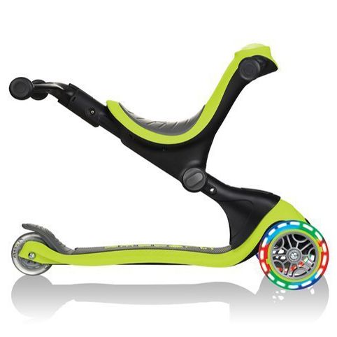 Самокат-велобіг Globber GO-UP Deluxe Lights 5in1 (Lime Green)