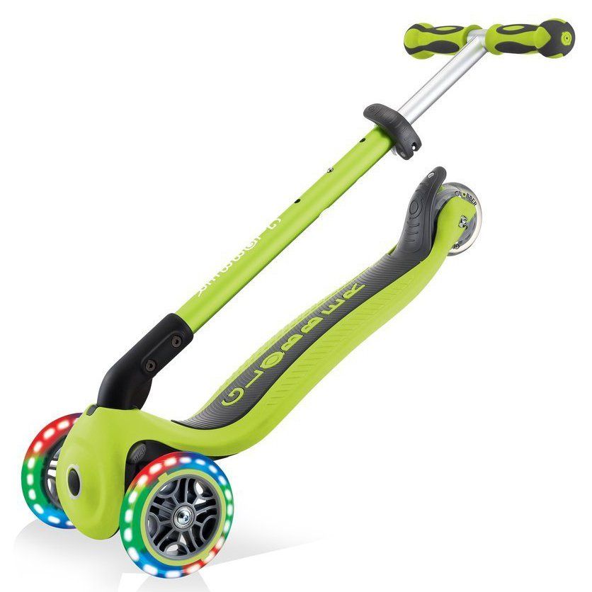 Самокат-велобіг Globber GO-UP Deluxe Lights 5in1 (Lime Green)
