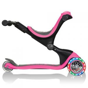 Біговел-самокат Globber GO-UP Deluxe Lights 5in1 (Deep Pink)