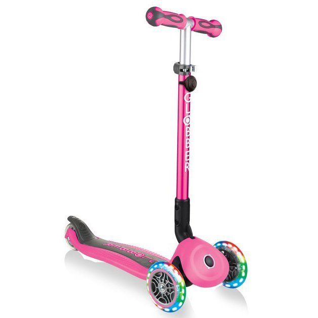 Біговел-самокат Globber GO-UP Deluxe Lights 5in1 (Deep Pink)