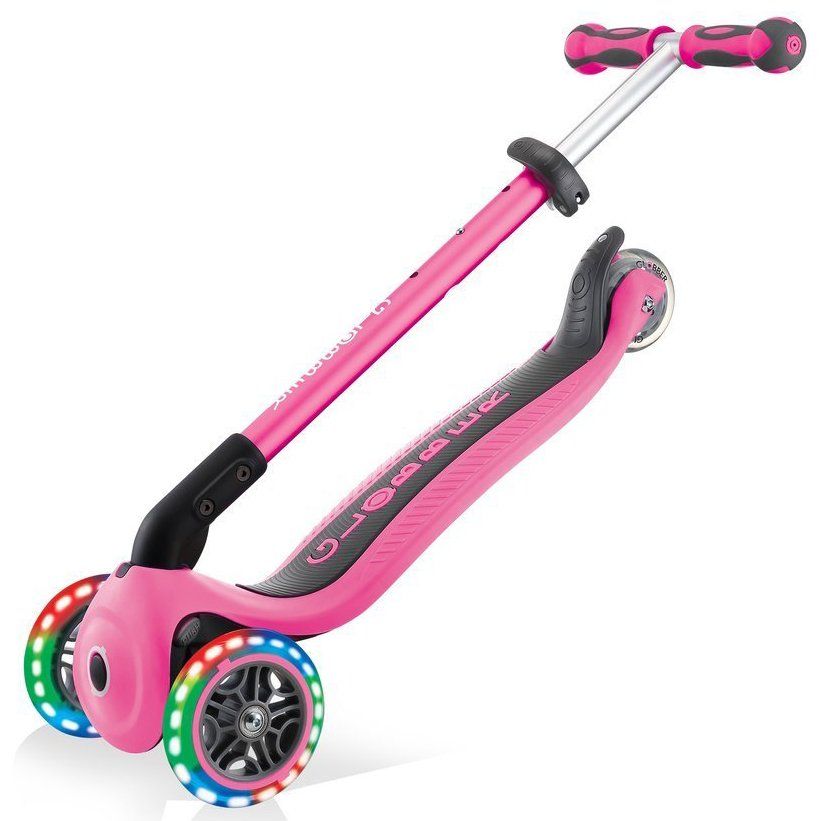 Біговел-самокат Globber GO-UP Deluxe Lights 5in1 (Deep Pink)