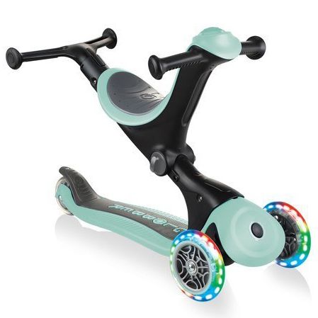 Біговел-самокат Globber GO-UP Deluxe Lights 5in1 (Mint)
