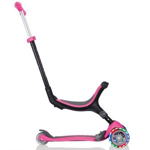 Біговел-самокат Globber GO-UP Foldable Plus Lights 5in1 (Deep Pink)