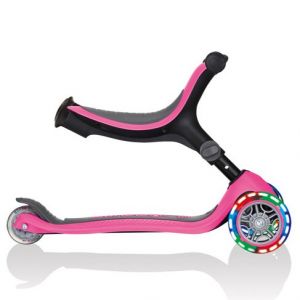 Біговел-самокат Globber GO-UP Foldable Plus Lights 5in1 (Deep Pink)
