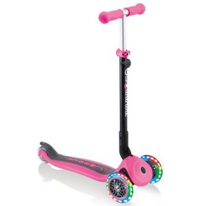 Біговел-самокат Globber GO-UP Foldable Plus Lights 5in1 (Deep Pink)